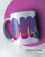 KERAMIKTASSE "CHICKERIA" / YOGA – Bild 2