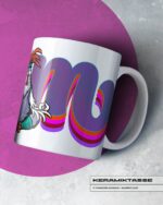 KERAMIKTASSE "CHICKERIA" / YOGA – Bild 3