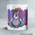 KERAMIKTASSE "CHICKERIA" / YOGA