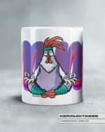 KERAMIKTASSE "CHICKERIA" / YOGA