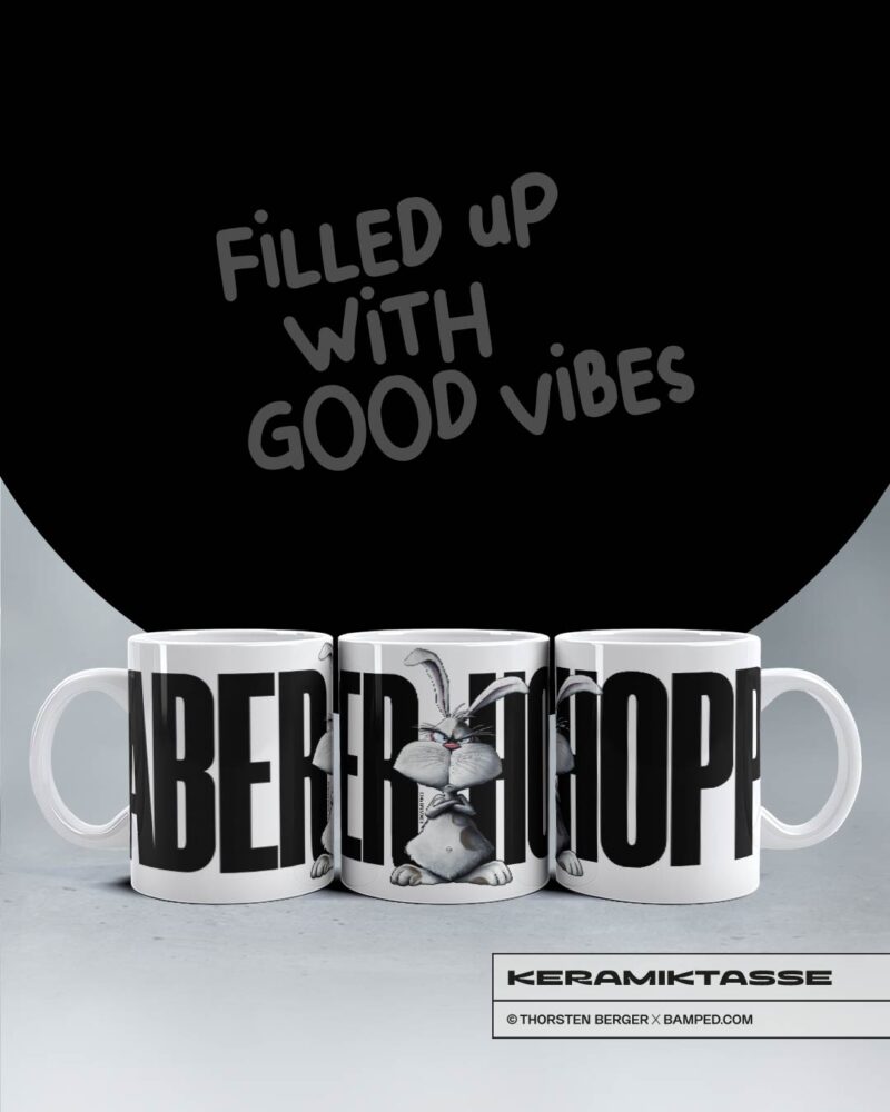 KERAMIKTASSE "ABER HOPP" – Bild 3