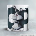 KERAMIKTASSE "NOPE" / Dark