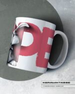 KERAMIKTASSE "NOPE" / CORAL – Bild 3