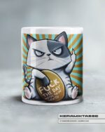 KERAMIKTASSE "WINKEKATZE" / FUCK