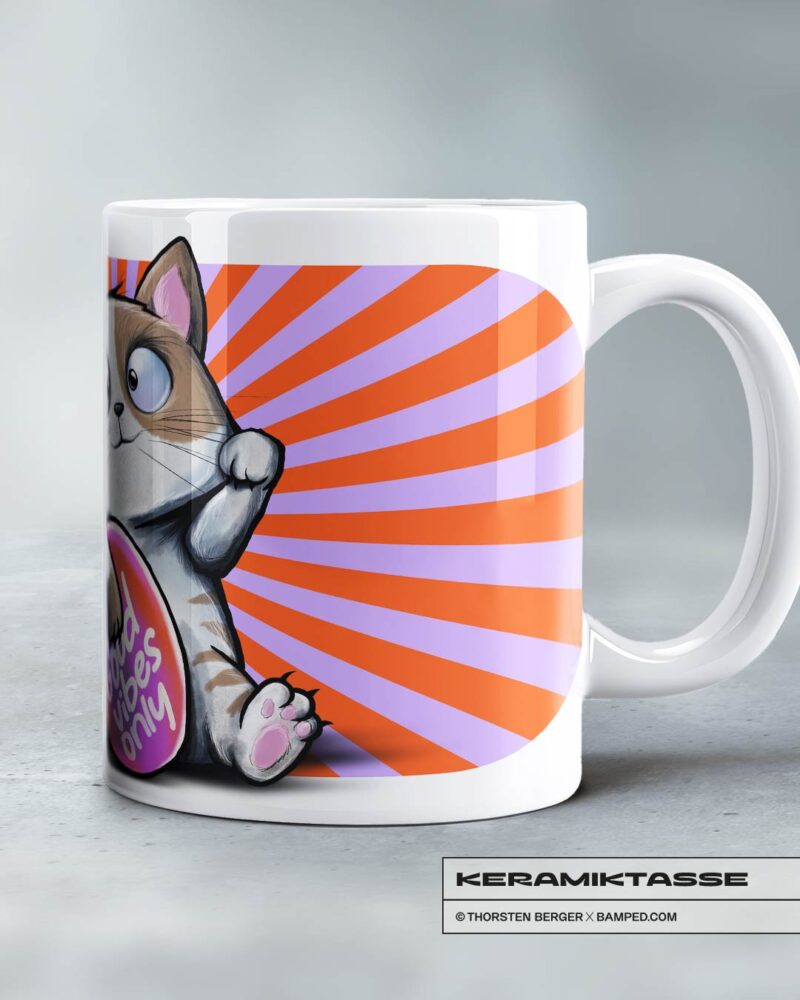 11025016_BAMPED_Mug_6 KERAMIKTASSE "Winkekatze" / GOOD VIBES – Bild 3