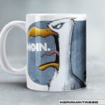 KERAMIKTASSE "MÖWE OLE" / MOIN GESABBEL