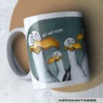 KERAMIKTASSE "MÖWE OLE" / GET SHIT DONE