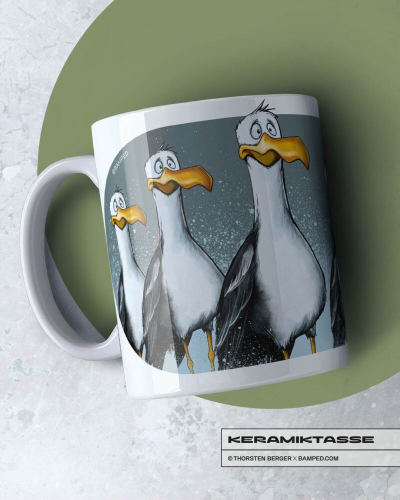 KERAMIKTASSE "MÖWE OLE" / FRIENDS – Bild 4
