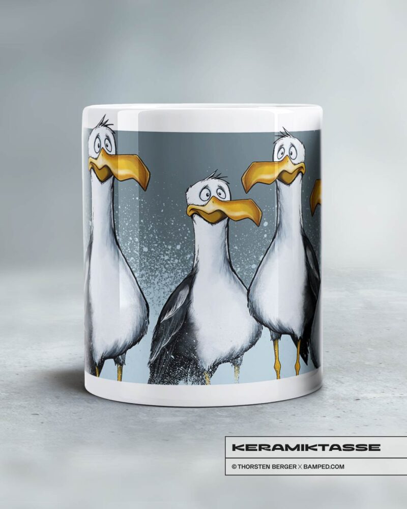 KERAMIKTASSE "MÖWE OLE" / FRIENDS – Bild 3