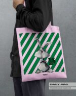 BAUMWOLLTASCHE "HOPPELPOPPEL"