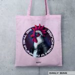 BAUMWOLLTASCHE "CHICKERIA PUNK" / COTTON PINK