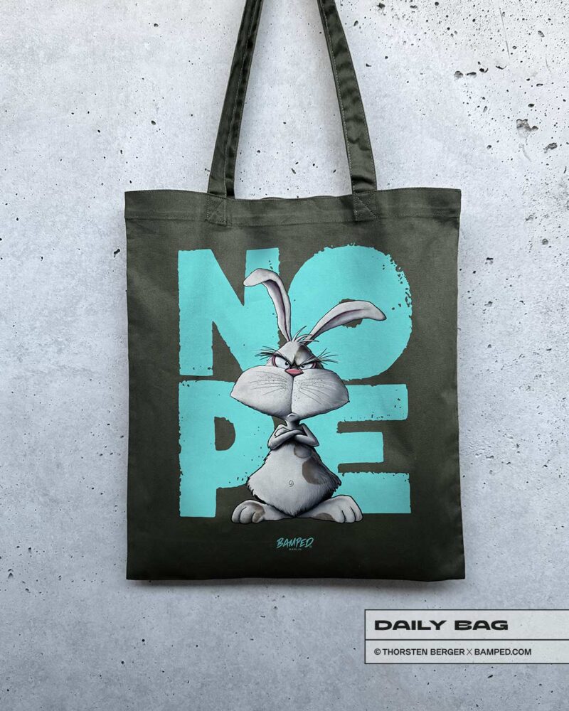 BAUMWOLLTASCHE "NOPE" – Bild 2