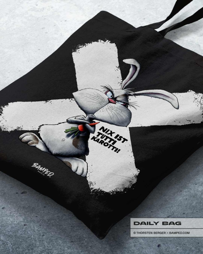 BAUMWOLLTASCHE "TUTTI KAROTTI" – Bild 2