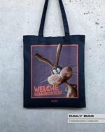 BAUMWOLLTASCHE "SCHOKOHASE" / FRENCH NAVY