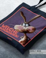 BAUMWOLLTASCHE "SCHOKOHASE" / FRENCH NAVY – Bild 2