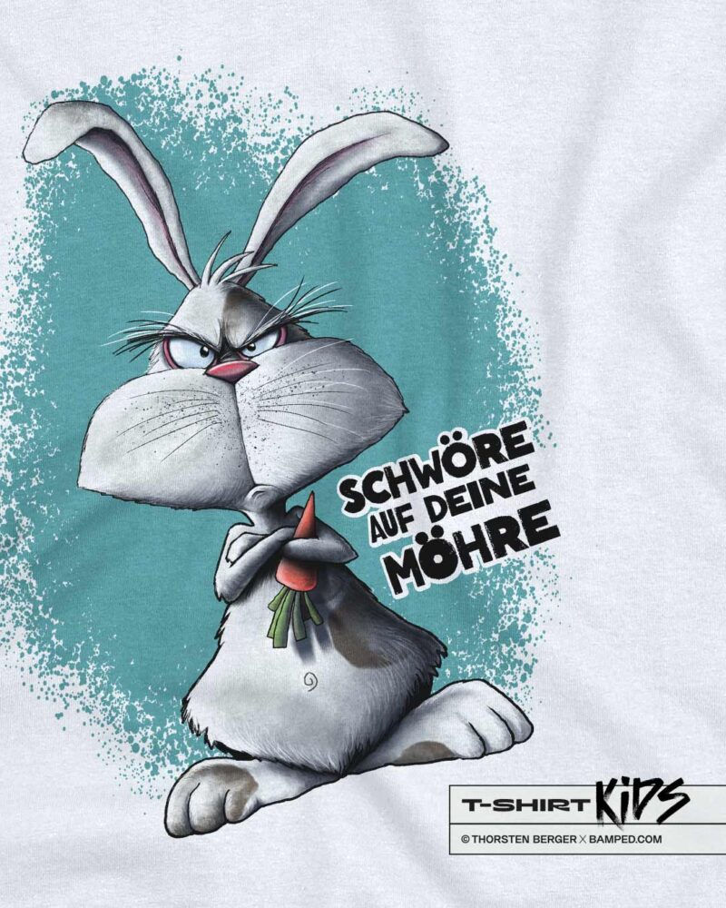 BAMPED_T-Shirt_Kids_Moehre_2 KIDS T-SHIRT "AUF DEINE MÖHRE" – Bild 2