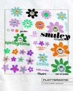 PLOTTERDATEI "Smiley Flowers" – Bild 2