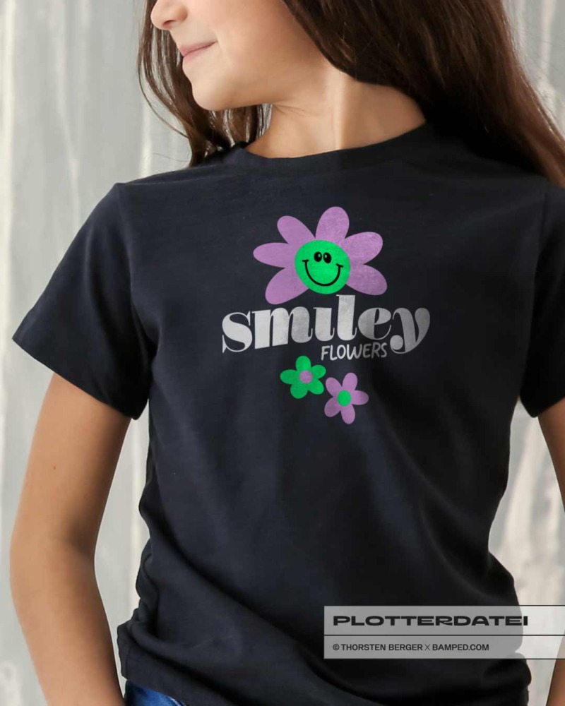PLOTTERDATEI "Smiley Flowers" – Bild 3
