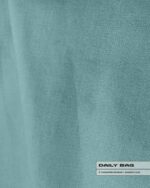 BAUMWOLLTASCHE "SCHOKOHASE" / CARRIBEAN BLUE – Bild 3