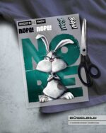 BÜGELBILD "BUNNY" / NOPE – Bild 2