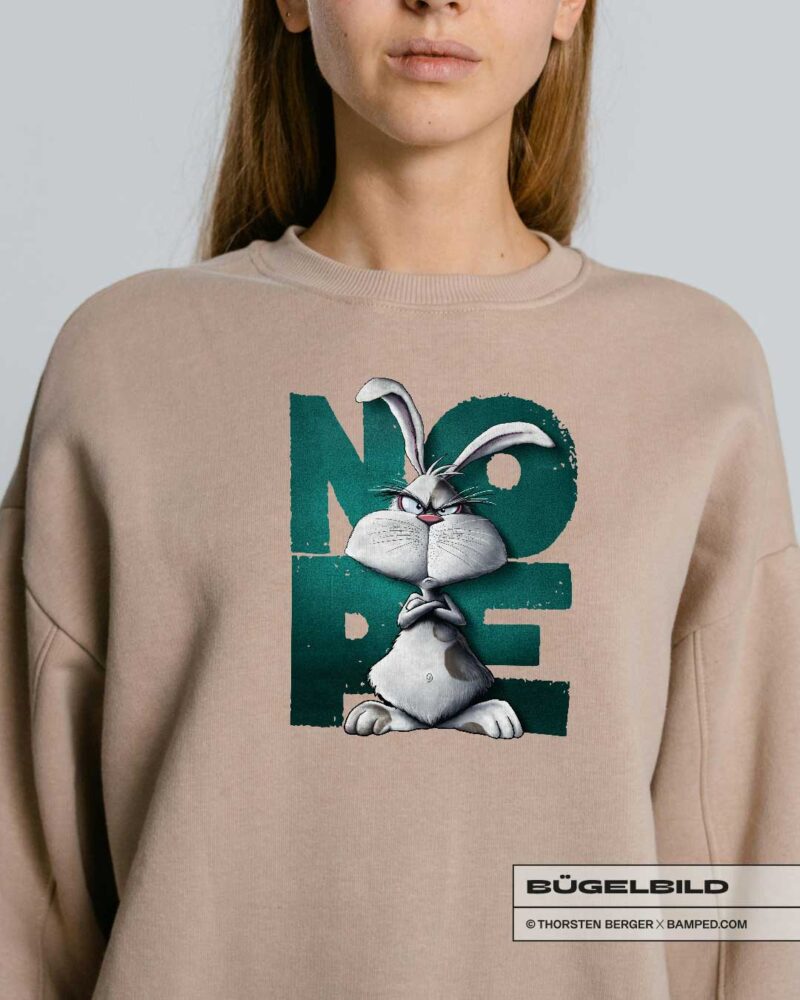BÜGELBILD "BUNNY" / NOPE – Bild 3