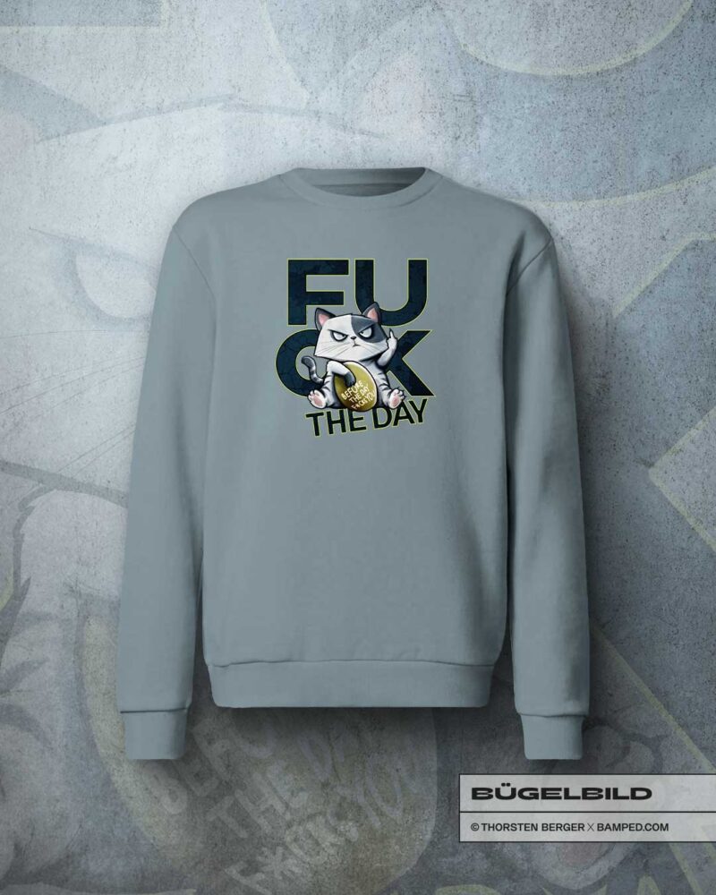 BÜGELBILD "Winkekatze" / FUCK – Bild 5