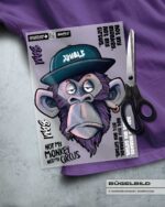 BÜGELBILD "NOT MY MONKEY" – Bild 2