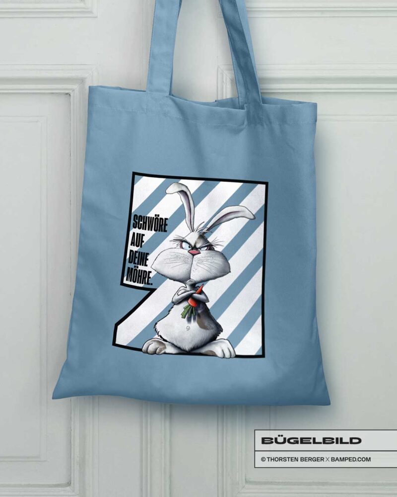 BÜGELBILD "BUNNY" / MÖHRE – Bild 4