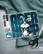 BÜGELBILD "BUNNY" / ABER HOPP – Bild 2