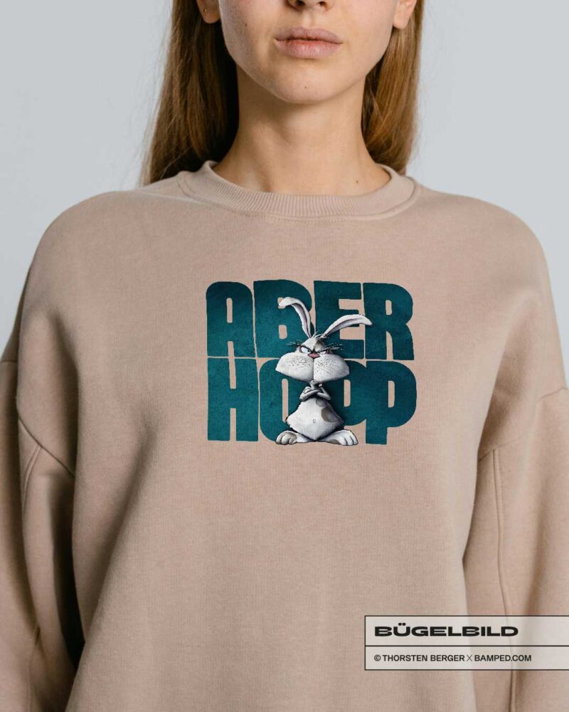 BÜGELBILD "BUNNY" / ABER HOPP – Bild 5