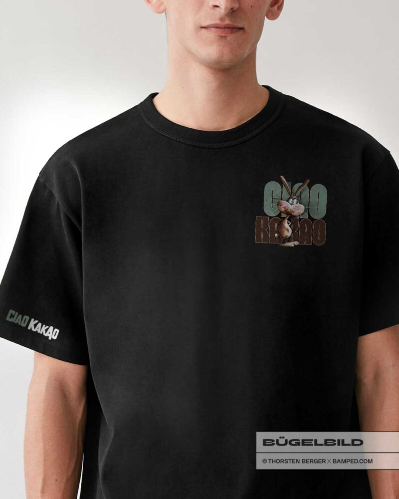 BÜGELBILD "SCHOKOHASE" / GRÜN – Bild 4