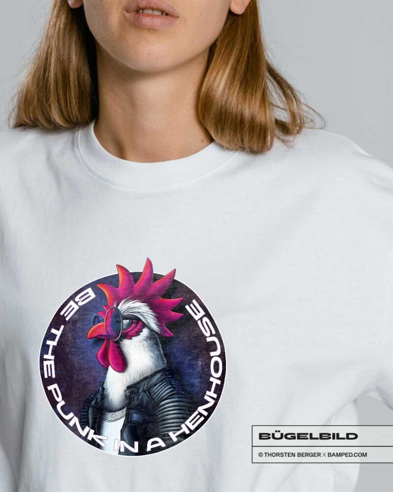 BÜGELBILD "CHICKERIA" / PUNK – Bild 4