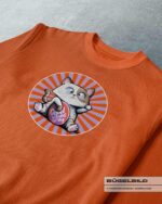 BÜGELBILD "WINKEKATZE" / GOOD VIBES – Bild 2