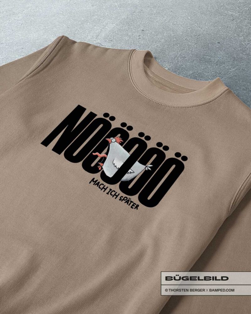 BÜGELBILD "CHICKERIA" / NÖÖÖ – Bild 3