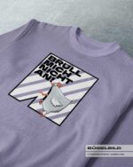 BÜGELBILD "CHICKERIA" / BRÜLLHUHN