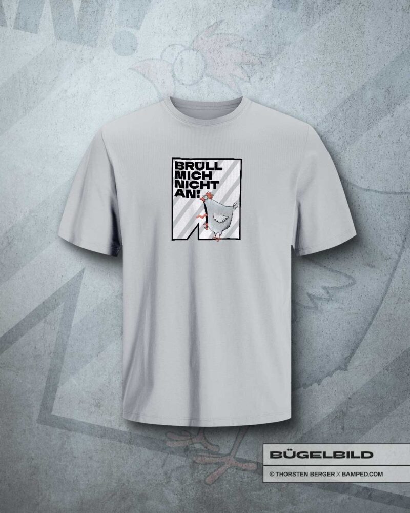 BÜGELBILD "CHICKERIA" / BRÜLLHUHN – Bild 5