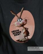 BÜGELBILD "SCHOKOHASE" / EI – Bild 2