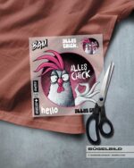 BÜGELBILD "CHICKERIA" / HUHN / ALLES CHICK – Bild 2