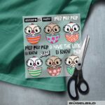 BÜGELBILD "CHICKERIA" / KÜKEN