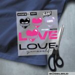 BÜGELBILD "LOVE HEART" / SELF CARE