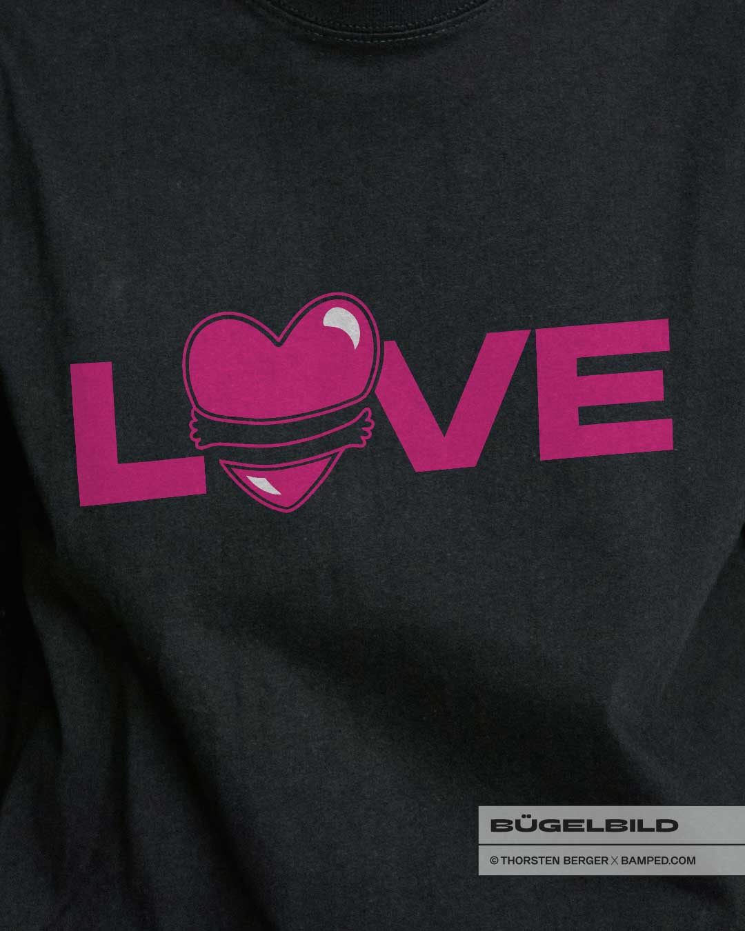 BÜGELBILD "LOVE HEART" / SELF CARE – Bild 3