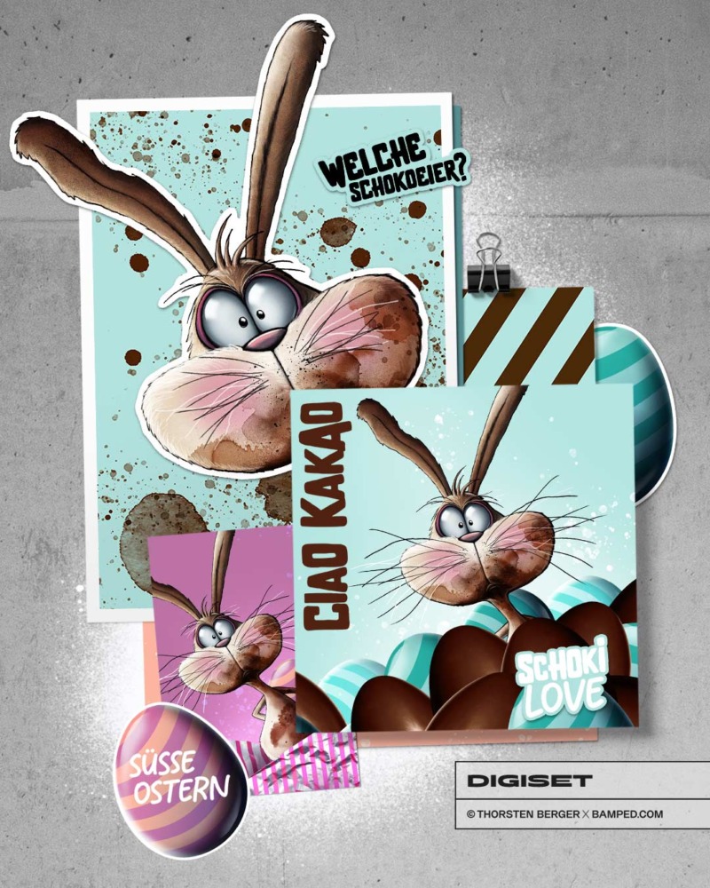 DIY DIGISET "SCHOKIHASE" – Bild 5