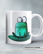 KERAMIKTASSE "FROSCH FREDDY" – Bild 2