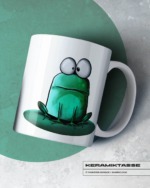 KERAMIKTASSE "FROSCH FREDDY"