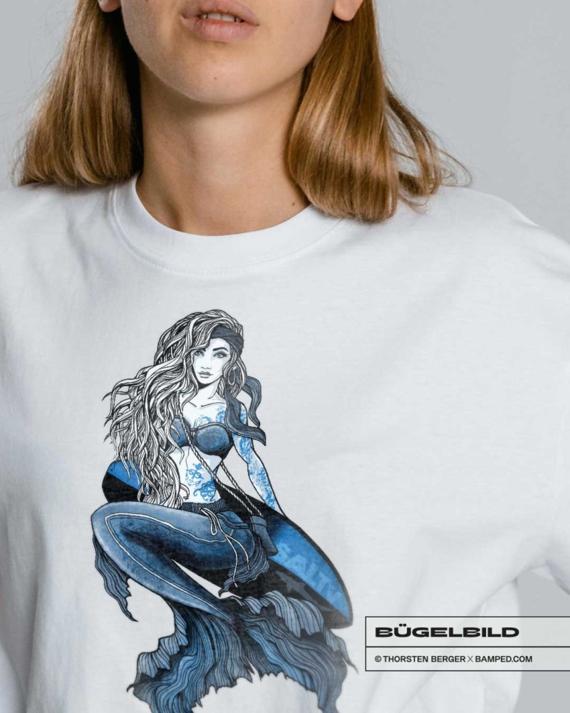 BÜGELBILD "MERMAID" – Bild 3