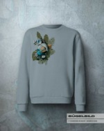 BÜGELBILD "SURFERHINO" / OLIV – Bild 3