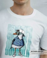 BÜGELBILD "SUMMER MÖWE" / TÜRKIS – Bild 2