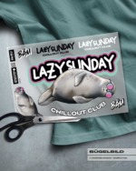 BÜGELBILD "ROBBE SMILEY" / CHILLOUT PINK – Bild 2