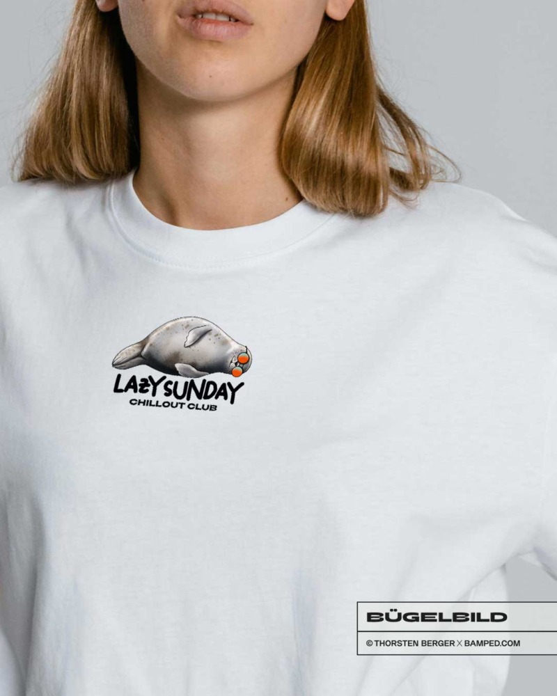 BÜGELBILD "ROBBE SMILEY" / CHILLOUT RED – Bild 3