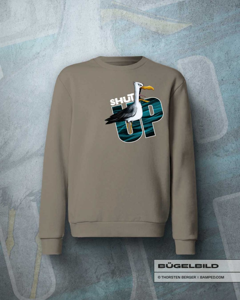 BÜGELBILD "MÖWE OLE" / SHUT UP – Bild 2